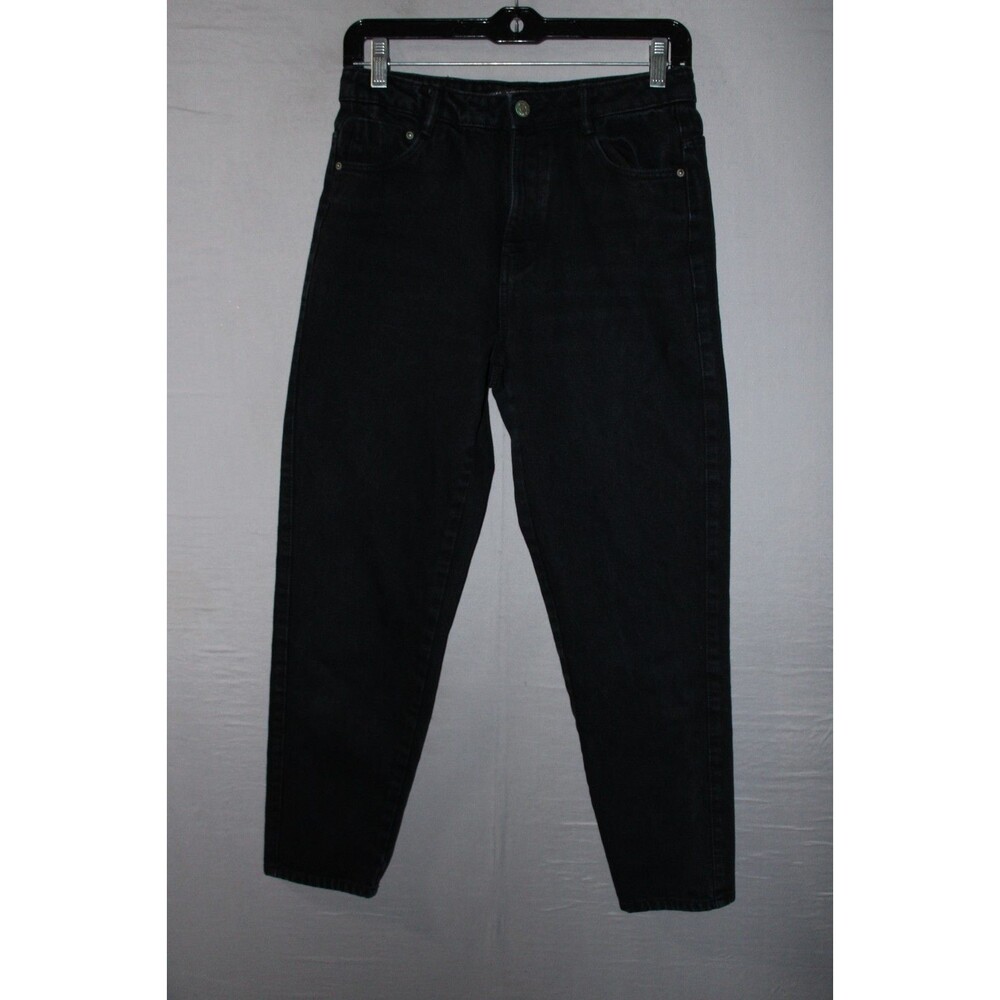 Zara Trafaluc Jeans Women's Size 04 High Rise Mom Jeans Loose Fit 90's Black